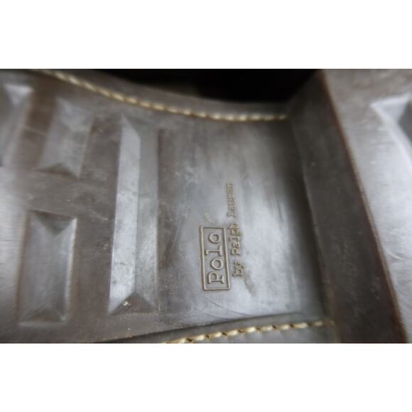 Polo Ralph Lauren Men's Derby Brown Leather Dress Shoes 11.5D W9 - Picture 8 of 9